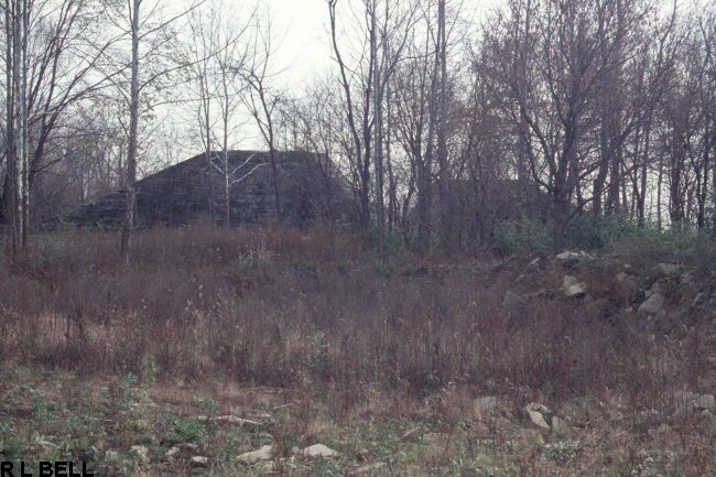 INTERURBAN BRIDGE ABUTMENTS NEAR FAIRLAND INDIANA