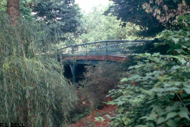 INTERURBAN BRIDGE AT INDIANAPOLIS MUSEUM OF ART