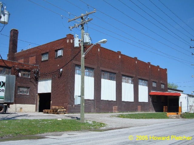 The shop building on McKinley Avenue, now a warehouse for Kelly Box and Packaging  Howard Pletcher
