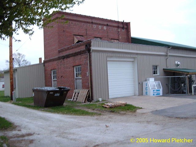 The Mentone depot/substation now has metal siding over some of the exterior walls.  Howard Pletcher