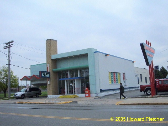 The Mishawaka depot of Northern Indiana Transit is now used as an ice cream shop.  The original station is to the right in this photo.  Howard Pletcher