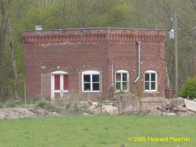 This substation still stands on the bank of the Wabash & Erie Canal west of Peru, Indiana  Howard Pletcher
