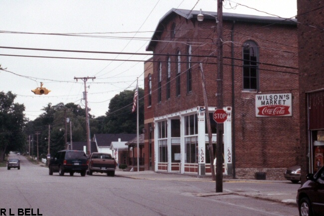 INTERURBAN STOREFRONT DEPOT IN SPICELAND INDIANA