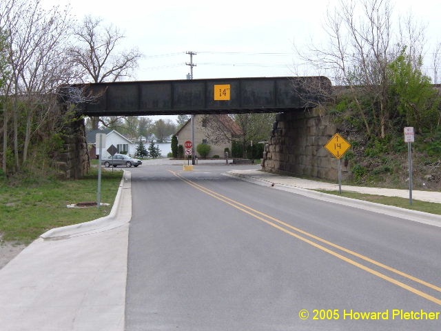 The Winona Railroad Company used this underpass near the lake to go under the Pennsylvania Railroad.  Howard Pletcher