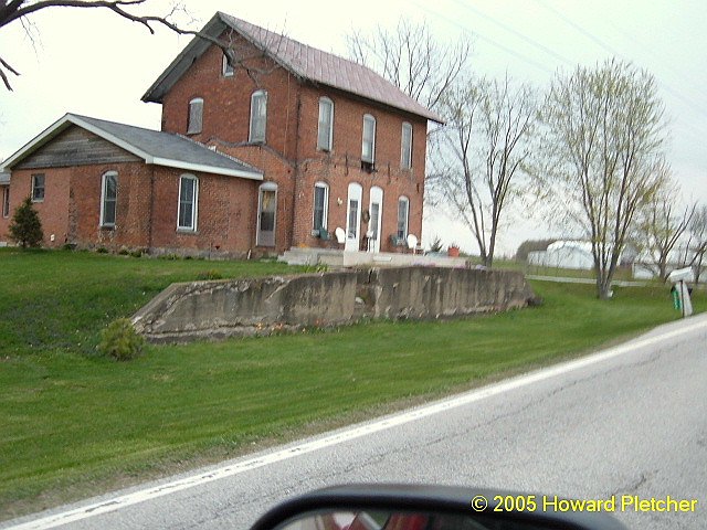 This retaining wall was built beside the Winona Railroad right-of-way.  Howard Pletcher